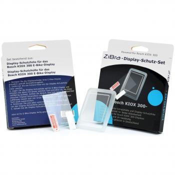 Zibra - Funda y película de protección transparente para pantalla Bosch Kiox 300