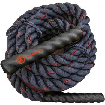 Marcy de artículos para fitness, Body Building, workout, Home y entrenamiento de fuerza & Agility Battle Rope, Sportseil Talla:12 m
