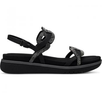 Sandalia Tamaris para mujer en color negro, modelo Cuna 001 Black