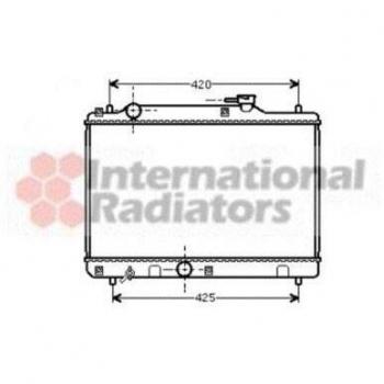 Radiador de refrigeración del motor VAN WEZEL 52002034 para SUZUKI, dimensiones 525mm x 350mm x 16mm