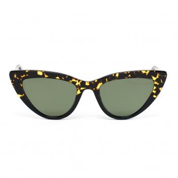 L.G.R Orchid 09B Anteojos de Sol para Hombre Negros con lentes de 52 mm
