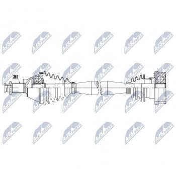Árbol de transmisión NTY NPW-VW-056 - Alta calidad y durabilidad para vehículos Volkswagen