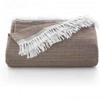 Colcha multiusos cama y sofa. Plaid foulard cubrecama mantas de sofa suave y transpirable algodón nido de abeja