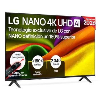 Smart TV LG NanoCell 55 pulgadas 4K UHD AI NU90 - Modelo 2026
