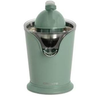 Exprimidor de cítricos eléctrico de palanca 100W - CREATE - Sin salpicaduras, depósito 250ml, filtro de pulpa, sistema antigoteo, apto para lavavajillas, 2 conos desmontables