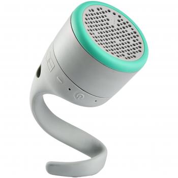 Boom Swimmer JR - Altavoz con Bluetooth, Resistente al Agua, Color Gris y Menta