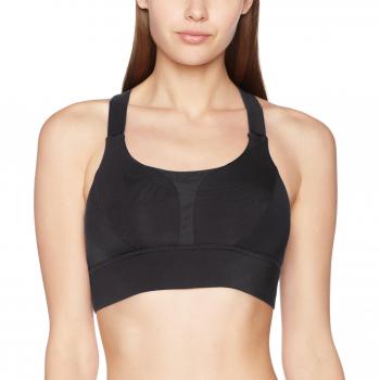 Odlo Sujetador de Deporte Sports Bra para Mujer, Talla M, Mujer, Sports Bra Feminine Medium, Negro, Extra-Small