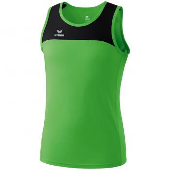 erima Running Singlet Race Line - Camiseta de Running para Hombre, Color Verde, Talla 116 cm