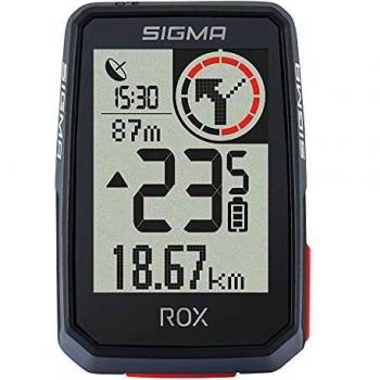 SIGMA SPORT ROX 2.0 Negro Top Mount Set | Ciclocomputador inalámbrico GPS y navegación, con OVERCLAMP Butler | Navegación GPS en Exteriores para Disfrutar al máximo de la Bicicleta