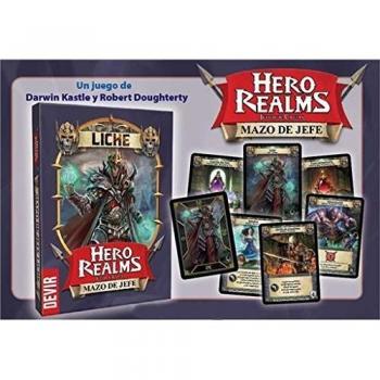 Devir - Hero Realms: Mazo De Jefe-Liche, Multicolor, BGHRJL