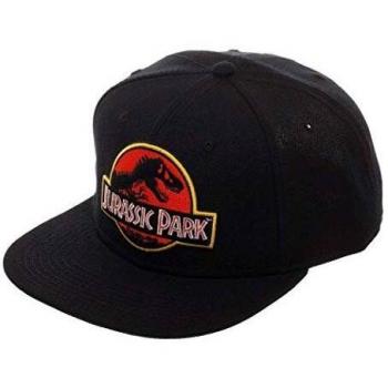 Jurassic Park Snapback Cap Logo Black