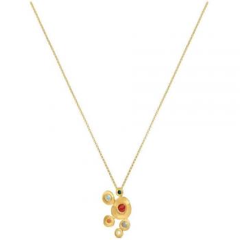 Collar con colgante pequeño Favorita Colors con esmalte multicolor de Joidart