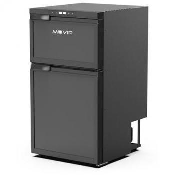 Nevera Fija con Compresor LG 12V, 80 Litros, 80W, Color Negro - Control de Temperatura Individual