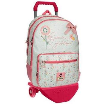 Enso Owls Mochila Doble Compartimento con Carro Multicolor 32x55x17 cms PVC 23.94L