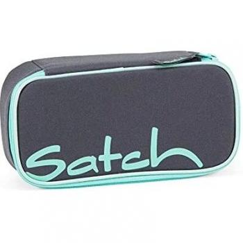 Estuche Satch Schlamperbox Mint Phantom - 100% PET Reciclado, con Geodreieck y diseño Ergonomico