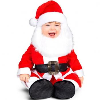 Disfraz de Santa Claus con Barba y Sonido para bebé, ideal para Navidad