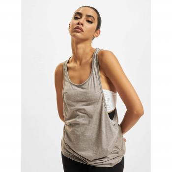 Urban Classics Women's Loose Burnout Tank Top - Olive