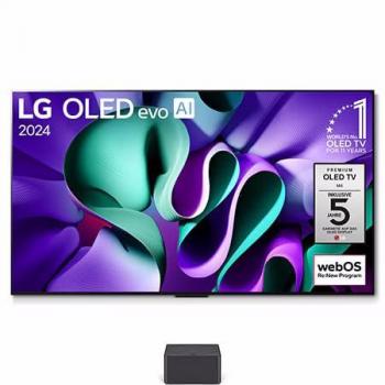 Televisor LG OLED Evo AI M4 83 (210 cm) 4K UHD Inalámbrico Smart TV WebOS24 con Soporte Incluido