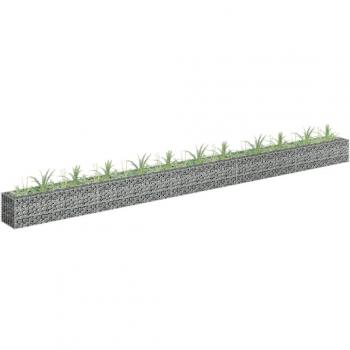 Arriate de gaviones de acero galvanizado 450x30x30 cm