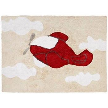 Happy Decor Kids HDK-222 - Alfombra Lavable, Color Rojo