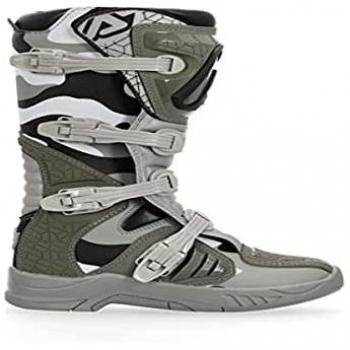 Acerbis Botas de Cross X-Team Marrón-Gris para hombre, talla 42, botas de protección todoterreno