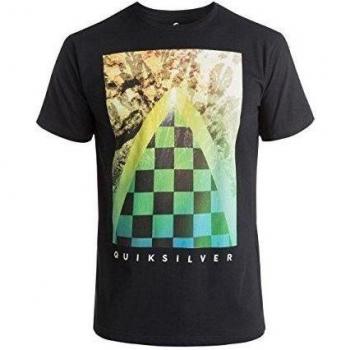 Quiksilver Classicteecheck M Tees KVJ0 - Camiseta para hombre, color negro, talla S