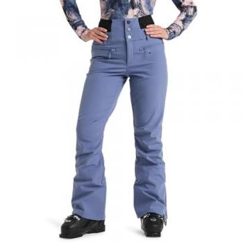 Roxy Pantalones Rising High Pt - Pantalón de Snow para Mujer, diseño moderno, ajuste alto, material resistente al agua, aislamiento térmico, cintura ajustable, múltiples bolsillos