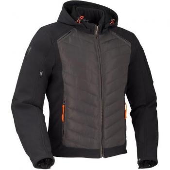 Chaqueta de Moto Segura Natcho Negra-Gris, textil, talla S