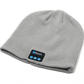 Gorro de punto Bluetooth inalámbrico con auriculares, función de llamada y música para hombre, uso al aire libre T8
