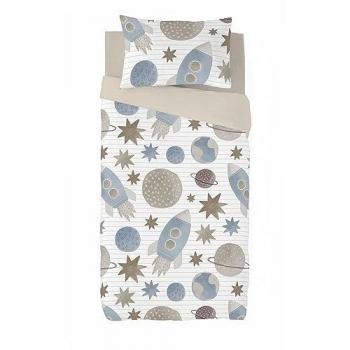 Funda Nórdica Infantil Estampada 100% Algodón Extrasuave - Incluye Funda Edredón + 1 Funda de Almohada - Cama 90/105 - Fabricado en España