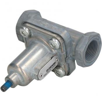 Válvula de rebose y descarga WABCO 4341001300, tipo: válvula para sistemas de frenos, características: diseño robusto, alta resistencia a la corrosión, fácil instalación, compatible con vehículos pesados y sistemas