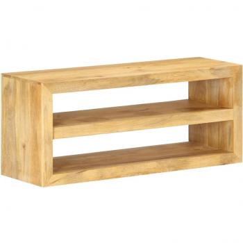 Solid Mango Wood TV Cabinet 42.1x13.8x17.7 (107x35x45 cm)