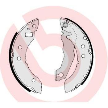 Juego de zapatas de frenos BREMBO S 24 536, kit de zapatas para frenos de tambor