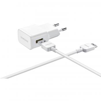 Samsung EP-TA10EWE - Cargador para viaje con cable microUSB 3.0, color blanco