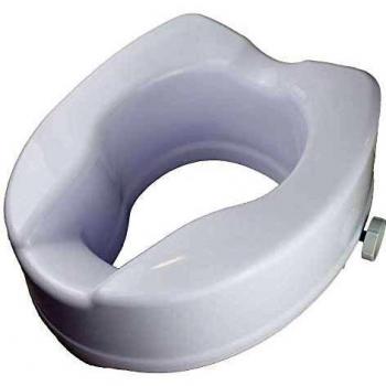 Mobiclinic, Elevador WC, Sin tapa, 14 cm, Blanco, Titán
