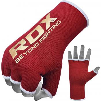 Guantes internos de boxeo RDX IB en color rojo tamaño pequeño