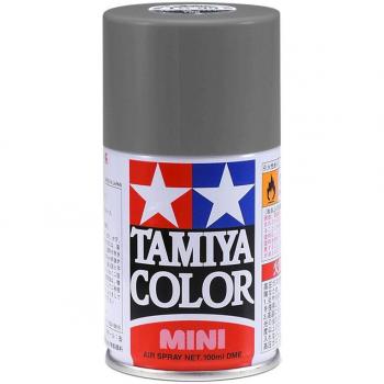 Pintura en aerosol Tamiya TS-94 Gris Metal Brillante 100 ml para modelismo y manualidades