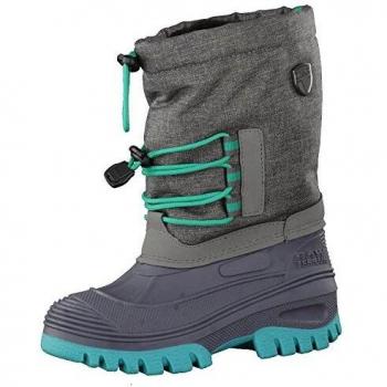 CMP Botas de senderismo unisex para niños Ahto Wp, color Gris, talla 25 EU