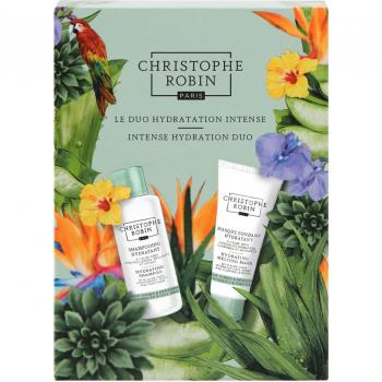 Christophe Robin Intense Hydration Duo - Hair Care Set - Features intense hydration, includes two products for deep moisture, suitable for all hair types, 32 value, size: One Size