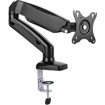 Soporte de mesa My Wall HL16L para monitores de 13 a 27 (33,0 cm - 68,6 cm) negro, inclinable y giratorio