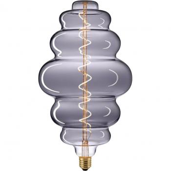 Bombilla LED Filamento Giant Nest E27 6W 150lm 2000K atenuable titanio