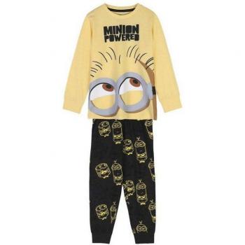 Pijama Infantil Manga Larga Minions Amarillo 4 Años