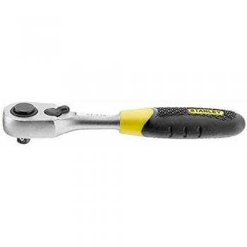 Stanley 1-13-770 - Herramienta Carraca de 1/4 con Cabeza Alargada y Mango Bimateria