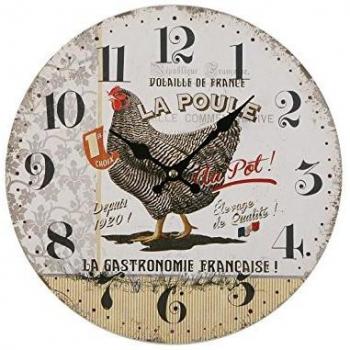 Reloj de Pared Versa Gallina Plástico 28 cm (5 x 28 x 28 cm)