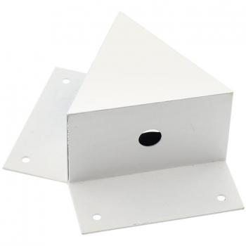 Unión doble 120° blanca para luminaria lineal MOD