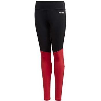adidas Yg C Long Tight Mallas, Niñas, Negro/Rosbas/Blanco, 170