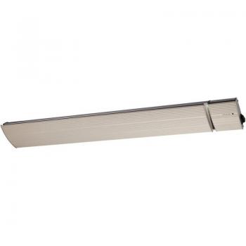 Radiador Cerámico Infrarrojo Sined Calore 3200W Blanco para Exterior con Telecomando, Sin Emisión de Luz, Aluminio Extrudido IP65