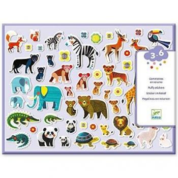 Pegatinas con volumen de animales madre y cría o Stickers 3D Madres y Crías