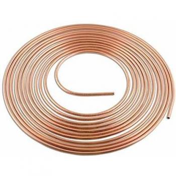 Tubo de Cobre para Frenos 4.75mm Longitud 10m