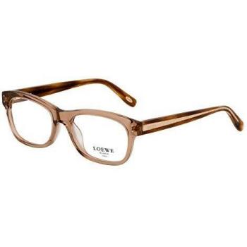 Loewe VLW829510913 Monturas de Gafas, Shiny Transparente Beige, 55 Unisex